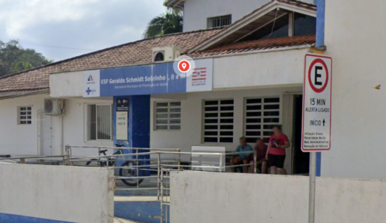 Estratégia Saúde da Família (ESF) Geraldo Schmidt Sobrinho (Foto: Google Street) View/Reprodução)