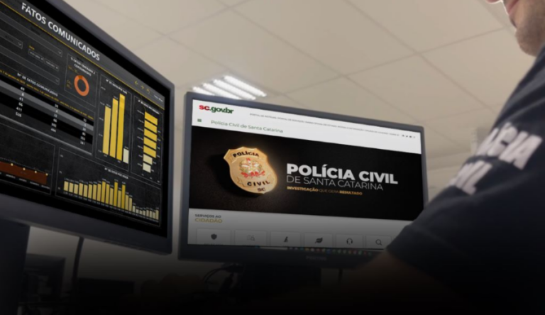 Programa para avaliar o atendimento recebido nas delegacias (Foto: Divulgação / PCSC)