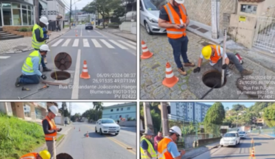 Relatório aponta mais de 2 mil bueiros não localizados em Blumenau