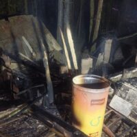 Incêndio destrói galinheiro e mobiliza Corpo de Bombeiros em Blumenau