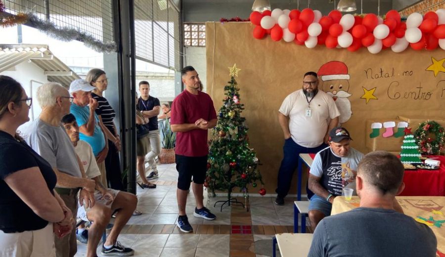 Centro POP faz programação natalina para pessoas em situação de rua em Blumenau