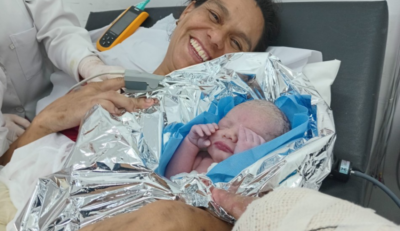 Sem tempo de chegar ao hospital, bebê nasce no AGF Velha