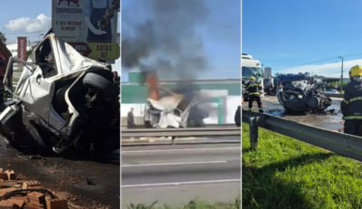 Acidente grave interdita a BR-101 e deixa três mortos em Itajaí