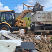 Blumenau recolhe mais de 130 toneladas de móveis e eletrodomésticos usados