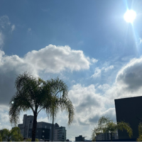 Quinta-feira de sol e calor em Blumenau