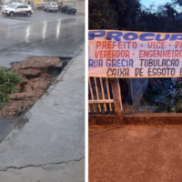 30 famílias sofrem com esgoto a céu aberto em Blumenau