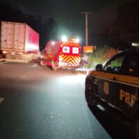 Ciclista fica gravemente ferido após acidente na BR-470, em Gaspar