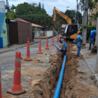 Obra do Samae interrompe abastecimento de água no bairro da Velha nesta quarta-feira
