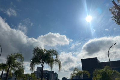 Blumenau registrará temperaturas mais amenas nos próximos dias