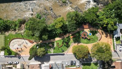 Bairro Testo Salto ganha primeira área de lazer, em Blumenau