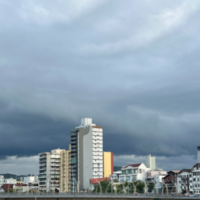 Domingo com chance de chuva em Blumenau