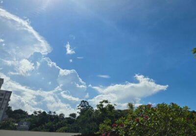 Tempo firme em Blumenau e região
