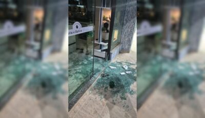 Criminosos arrombam e furtam joalheria durante a madrugada no Alto Vale