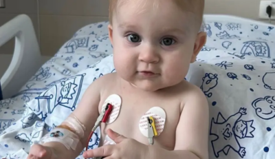 Após meses na fila, bebê de Blumenau passa por transplante de coração no Paraná