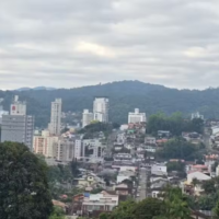 Céu encoberto predomina nesta quarta-feira em Blumenau