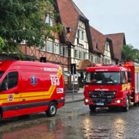 Princípio de incêndio mobiliza bombeiros em restaurante na Vila Germânica, em Blumenau