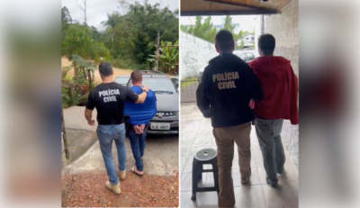 “Justiceiros” são presos pela Polícia Civil em Ascurra