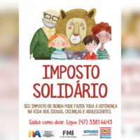 Veja como destinar parte do Imposto de Renda a fundos sociais de Blumenau sem custo extra