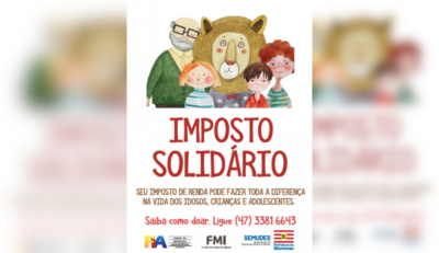 Veja como destinar parte do Imposto de Renda a fundos sociais de Blumenau sem custo extra