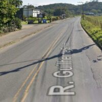 Obras do Corredor Norte deixam rua de Blumenau interditada