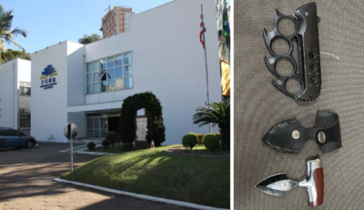 Ataque durante palestra na FURB deixa homem ferido em Blumenau