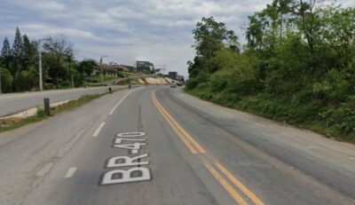Trecho da BR-470 será interditado nesta segunda-feira, em Blumenau