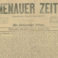 Há 131 anos: voltava a circular o primeiro jornal de Blumenau