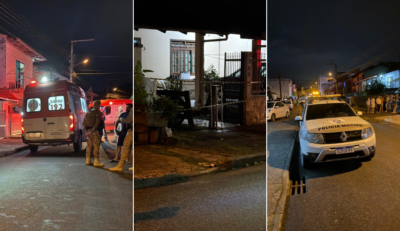 Jovem é baleado no tórax e nas pernas na noite desta segunda-feira, no Badenfurt 