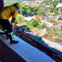 Sacada desaba durante almoço de Dia das Mães e deixa quatro feridos em Blumenau
