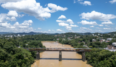 Reforma na Ponte do Salto bloqueia faixa e altera trânsito durante a semana