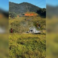 Vítima fatal era piloto de helicóptero que caiu em Pomerode