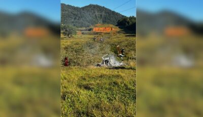 Vítima fatal era piloto de helicóptero que caiu em Pomerode