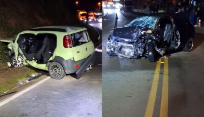 Homem morre após colisão frontal entre dois veículos no Alto Vale