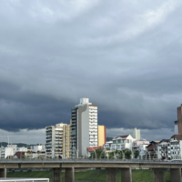 Sábado de chuva e frio em Blumenau e região
