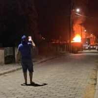 Homem suspeito de atear fogo na própria casa é encontrado e preso em Gaspar
