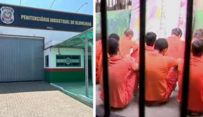 “Isso é tortura, o frio dói”: familiares denunciam falta de roupas de inverno para detentos na Penitenciária de Blumenau