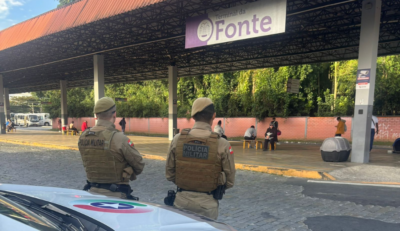 Três pessoas são flagradas entrando sem pagar no Terminal da Fonte