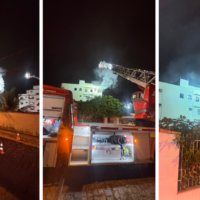 Incêndio atinge apartamento em Blumenau e moradora sofre queimaduras
