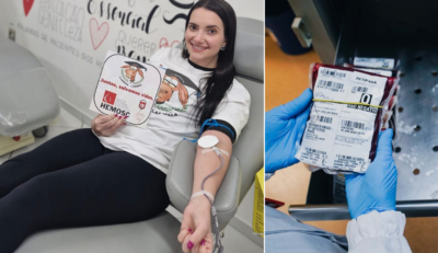 Com estoques baixos no Hemosc, Gincana Cidade de Blumenau mobiliza doações de sangue
