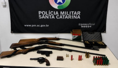 Discussão em residência termina com tiro para o alto e prisão de morador