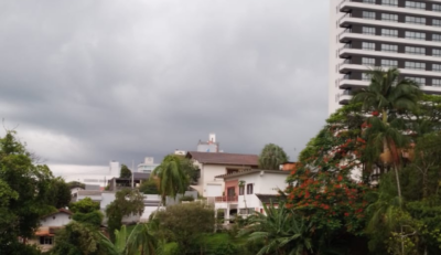Segunda-feira com chance de chuva em Blumenau