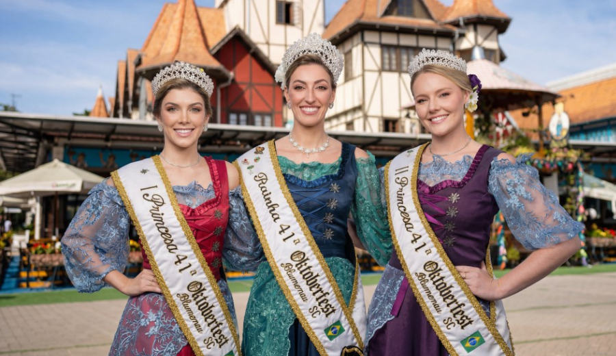 Sonha em ser Rainha da Oktoberfest? Inscrições para o concurso abrem nesta quarta-feira em Blumenau
