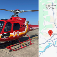Perdido em área de difícil acesso, homem é encontrado após operação com rapel em Blumenau
