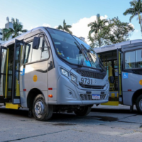 Com ar-condicionado e Wi-Fi, nova leva de ônibus começa a circular em Blumenau