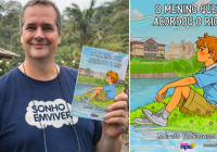 Márcio Volkmann e seu livro - Foto: Divulgação